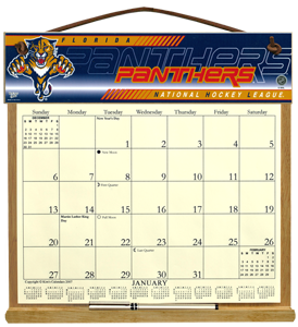 Florida Panthers Calendar Holder